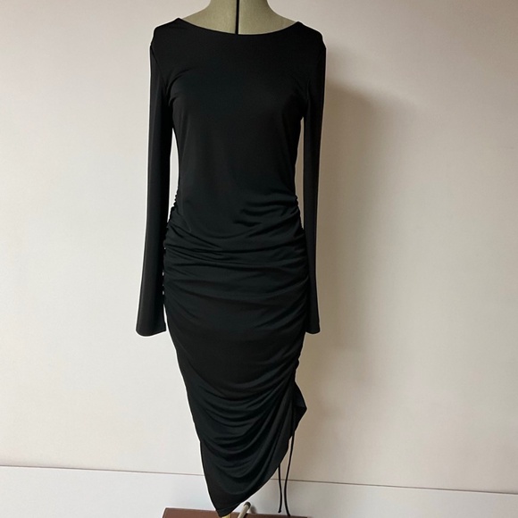 Stretchy midi long sleeve dress size M - Picture 1 of 6